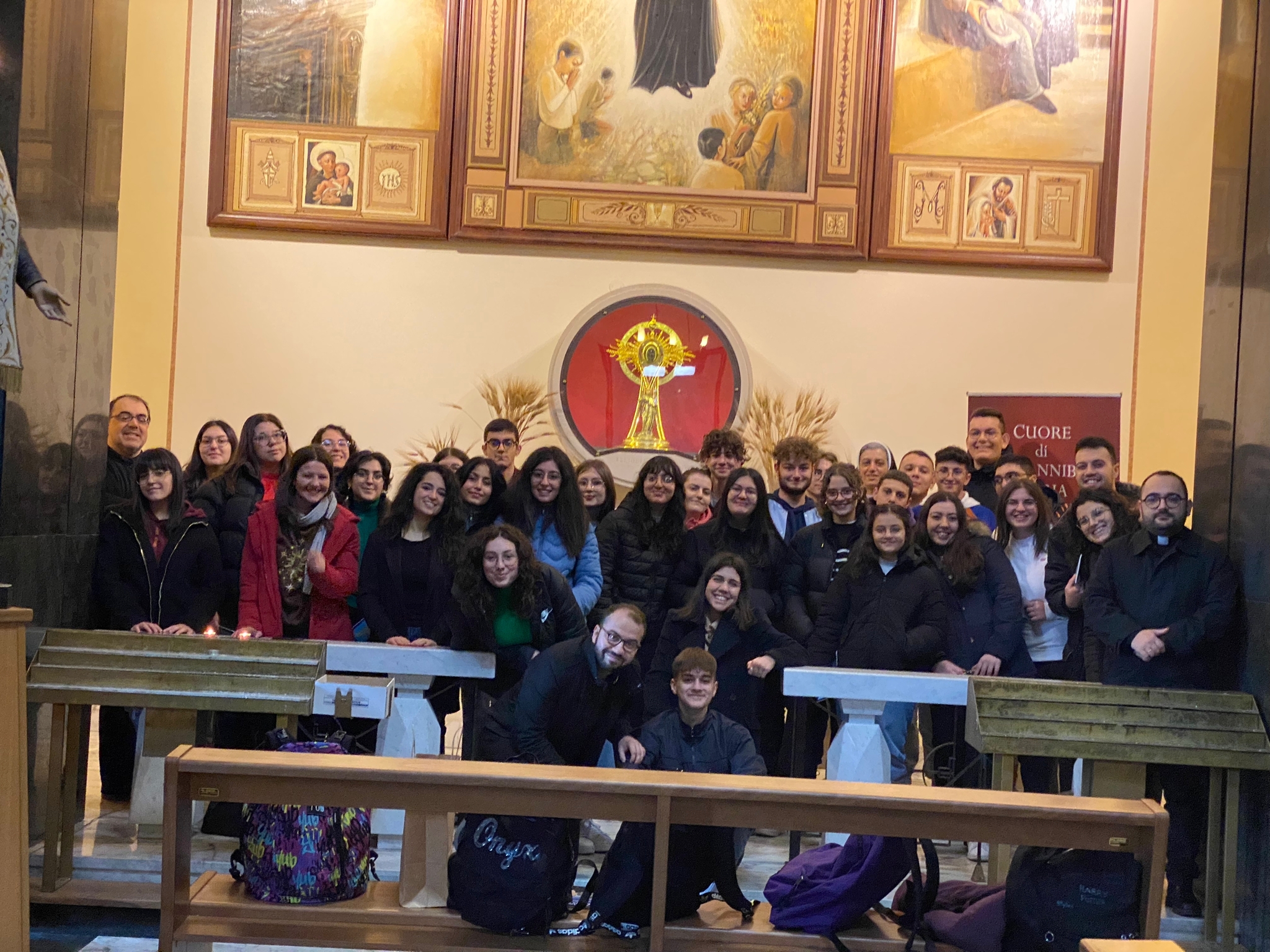 Giovani Della Diocesi Di Tursi Lagonegro In Pellegrinaggio Presso Il